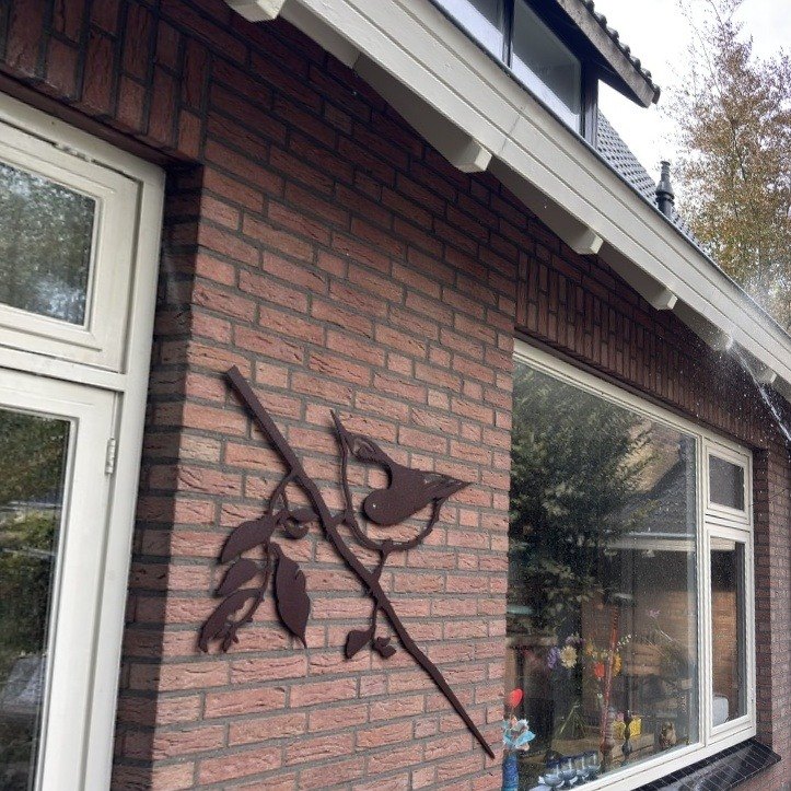 Gevel gereinigd door SYLUX – Na